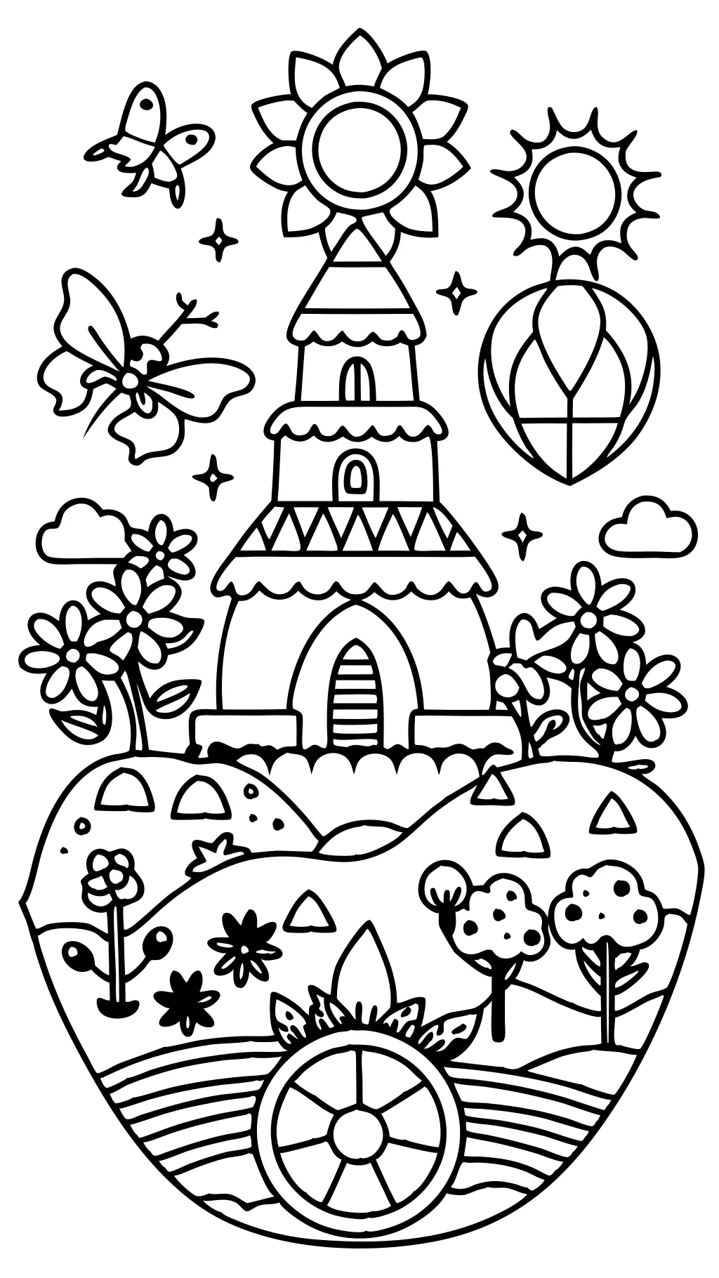 coloriages maison